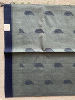 Prakruti -Sage Green with navy blue Accents