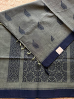 Prakruti -Sage Green with navy blue Accents