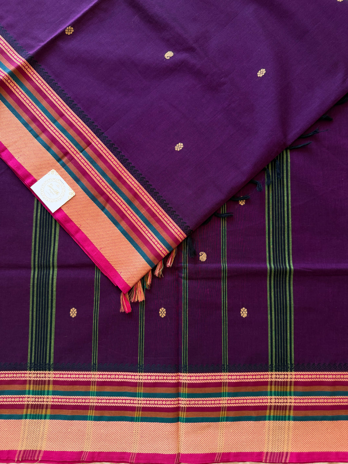Shubra Pushpa- Kanchi Cotton Saree