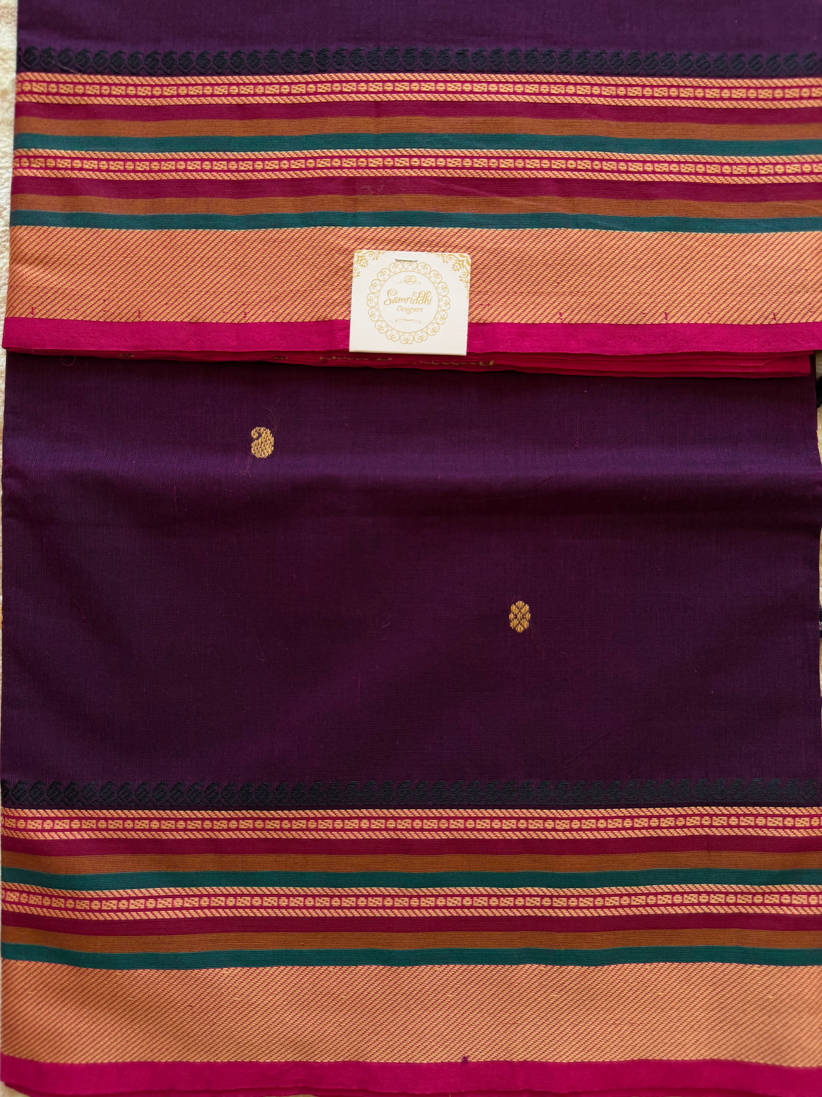Shubra Pushpa- Kanchi Cotton Saree