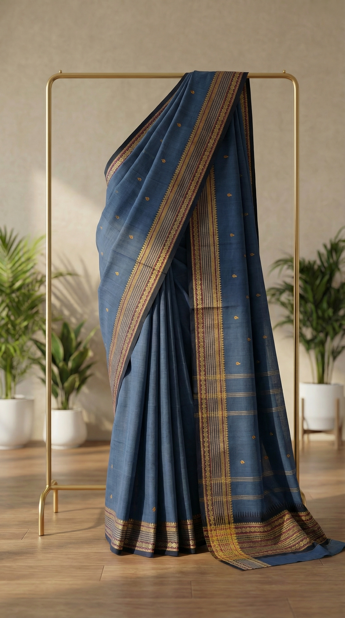 Neelaveni- Kanchi Cotton Saree