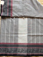 Saambal Mayil- Ash grey Kanchi Cotton Saree
