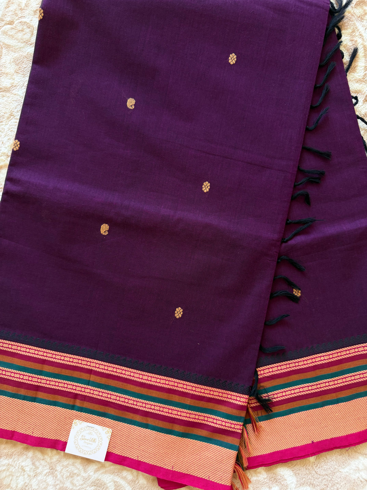 Shubra Pushpa- Kanchi Cotton Saree