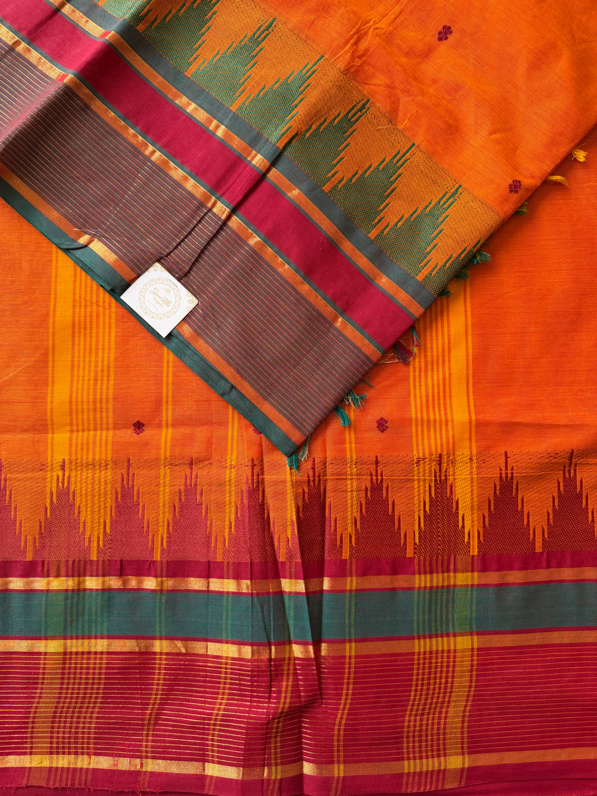 Dvandva Deepam- Kanchi Cotton Saree