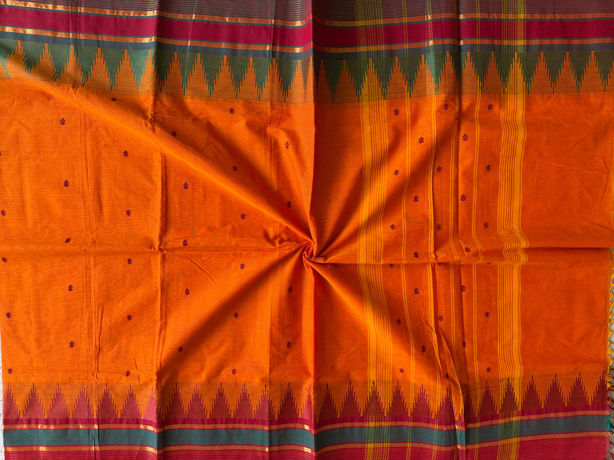 Dvandva Deepam- Kanchi Cotton Saree
